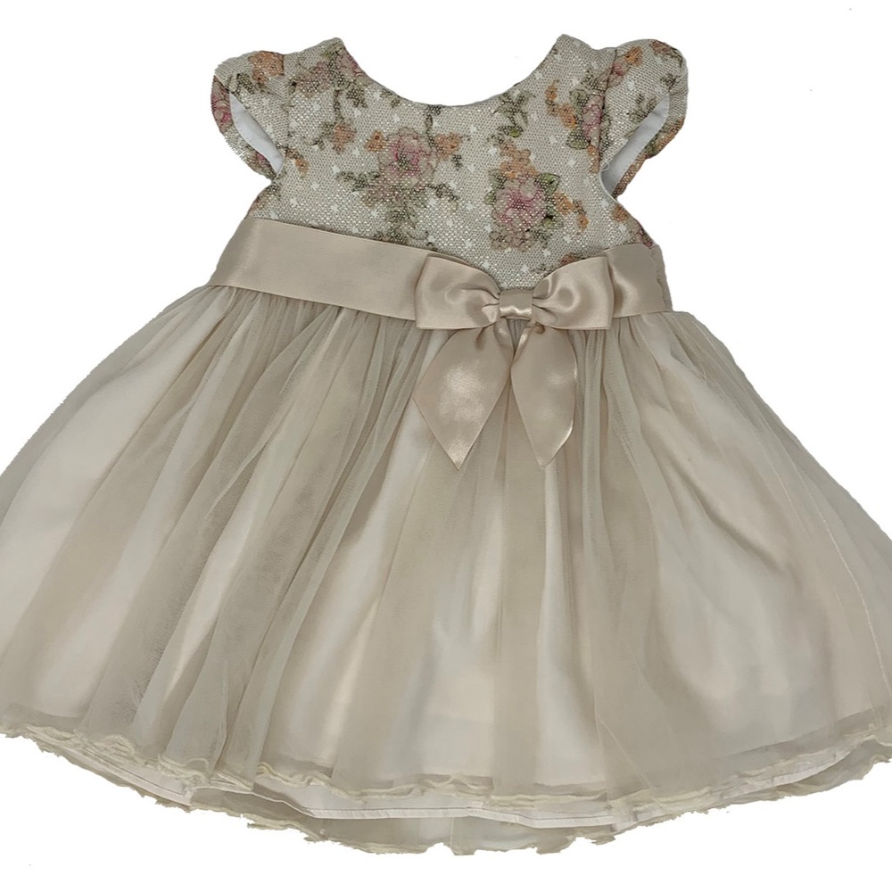 Metallic Lace Dress w/ Bloomer